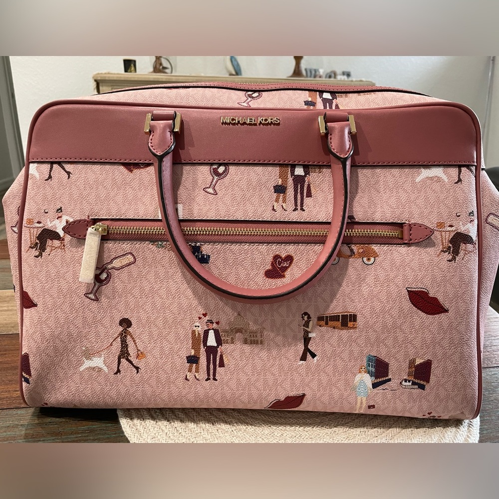 Michael Kors Authentic Jet Set Girls Weekender Bag